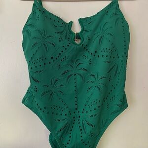 Green One Piece Swimsuit